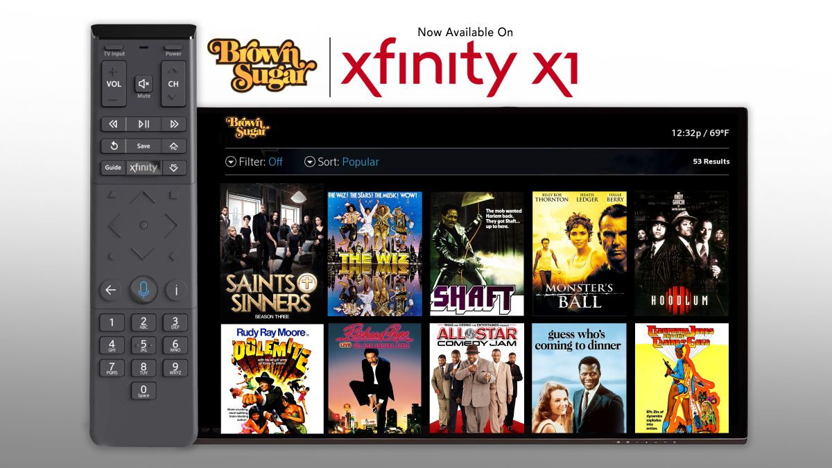 Comcast’s X1 Launches Bounce’s Brown Sugar Streaming Service