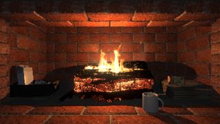 Virtual Interactive Fireplace