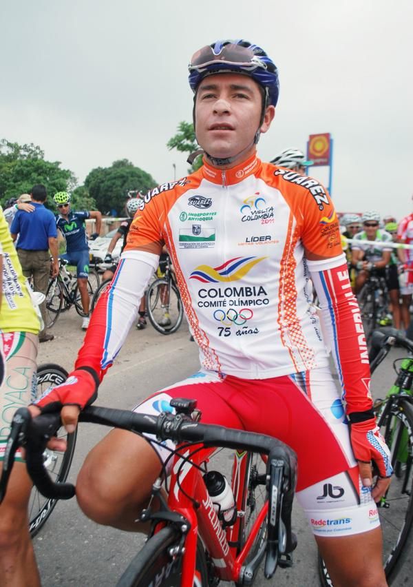 Jeferson Vargas at the startline.