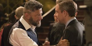 Ulysses Klaue and Everett Ross in Black Panther