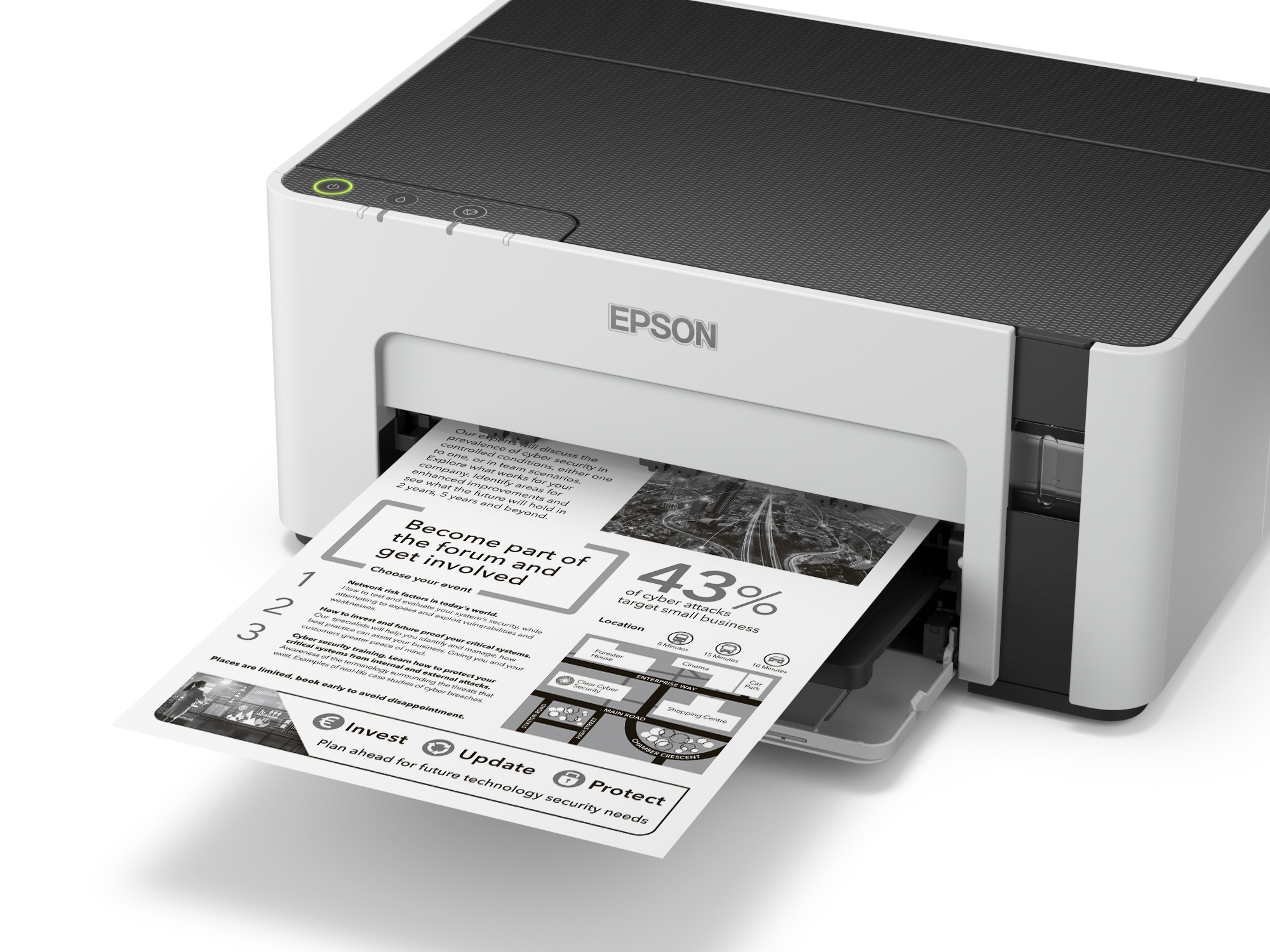 Inkjet printing speeds have come a long way.