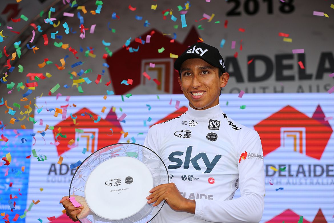 Best young rider, Egan Bernal (Team Sky)