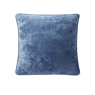 Way to Celebrate Blue Embroidered Decorative Pillow