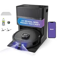 Shark PowerDetect UV Reveal 2-in-1 Robot Vacuum & Mop, Black Shark PowerDetect UV Reveal 2-in-1 Robot Vacuum & Mop, Black