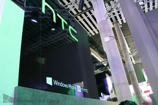 HTC Windows Phone section at MWC