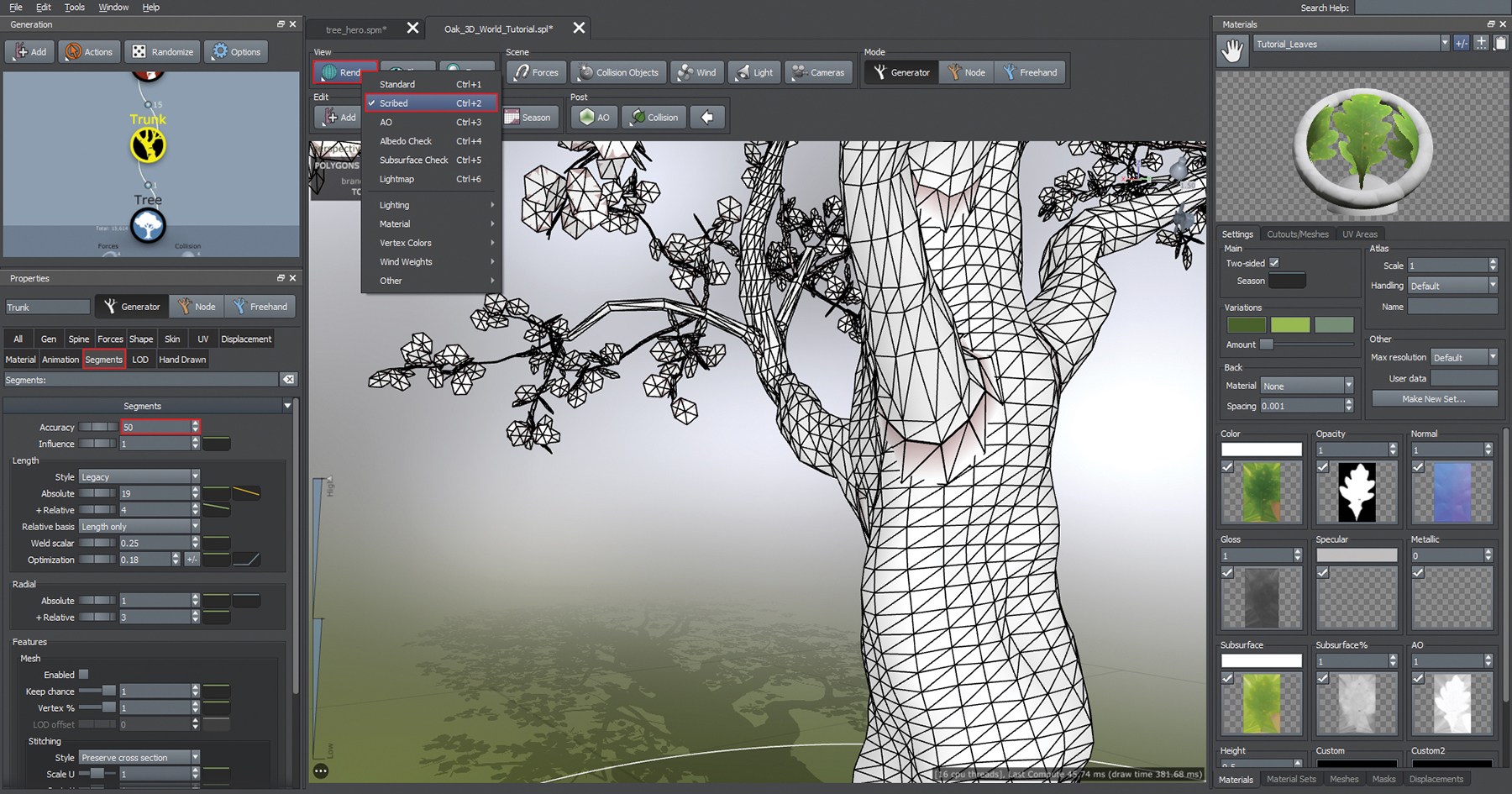 Mario Leone SpeedTree tutorial