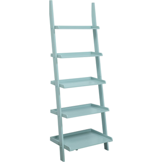 sea foam ladder bookshelf