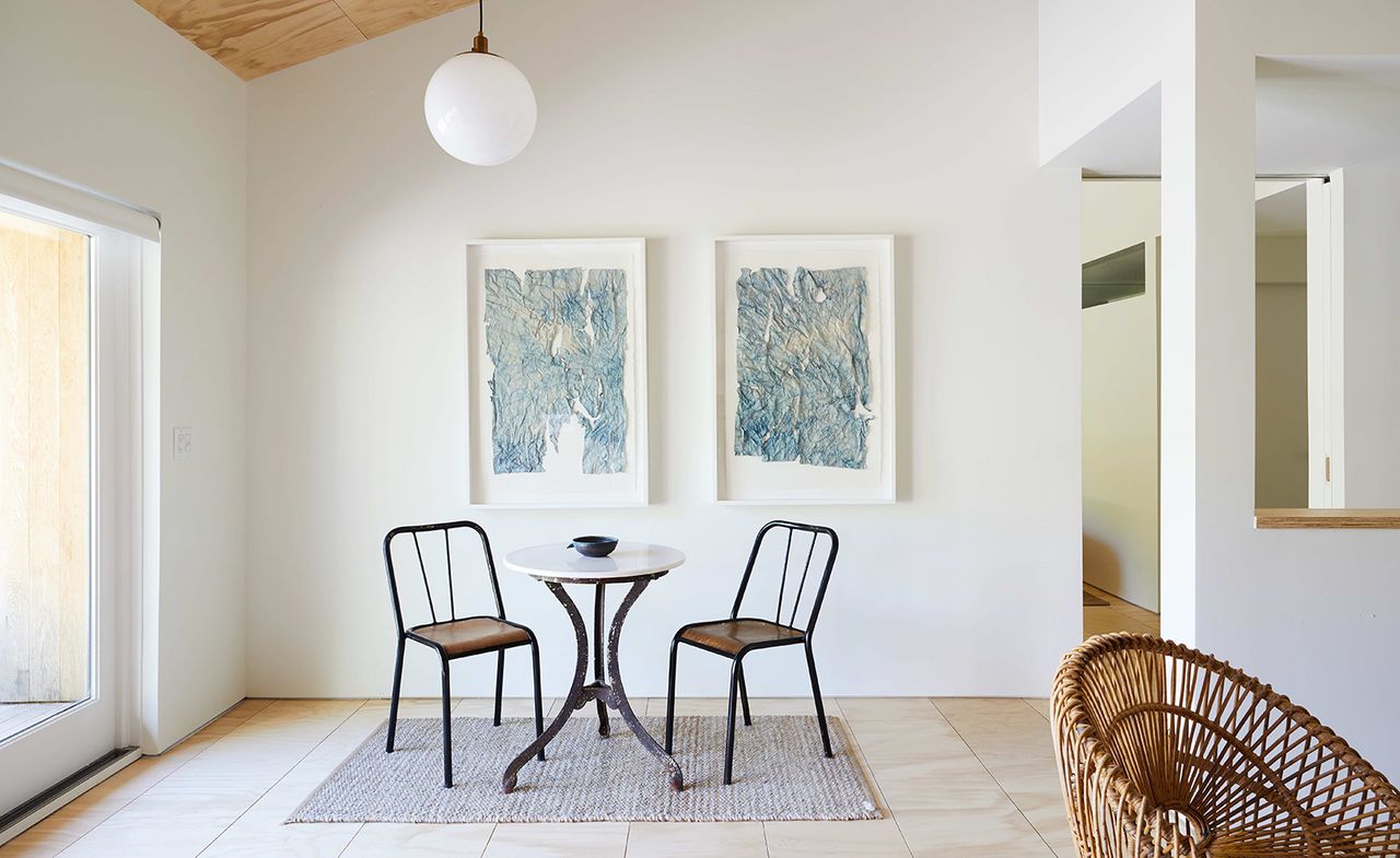 Interior furnishings in a guestroom at Tourists hotel, North Adams, USA