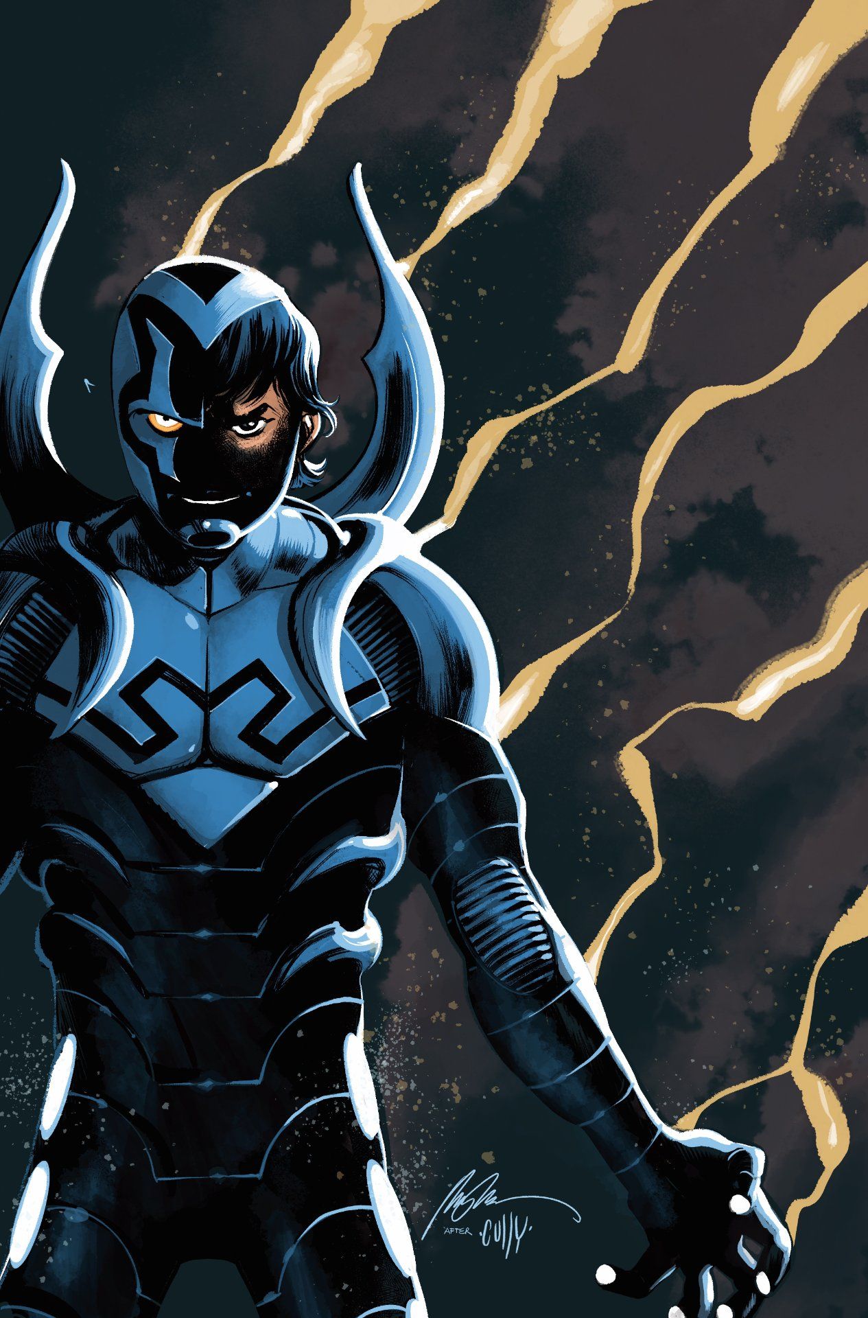 Blue Beetle: Graduation Day #1 variant by Rafael Albuquerque