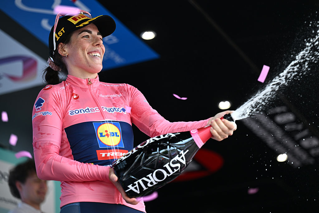 The current GC standings at the Giro d'Italia Women 2025 