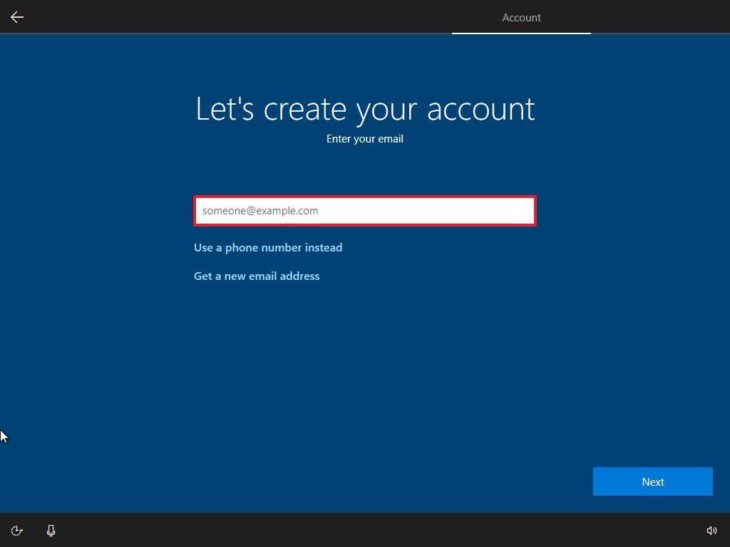 How to create a Windows 10 account using any email address | Windows ...