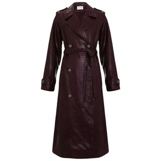 Phase Eight Carla Croc Pu Trench Coat