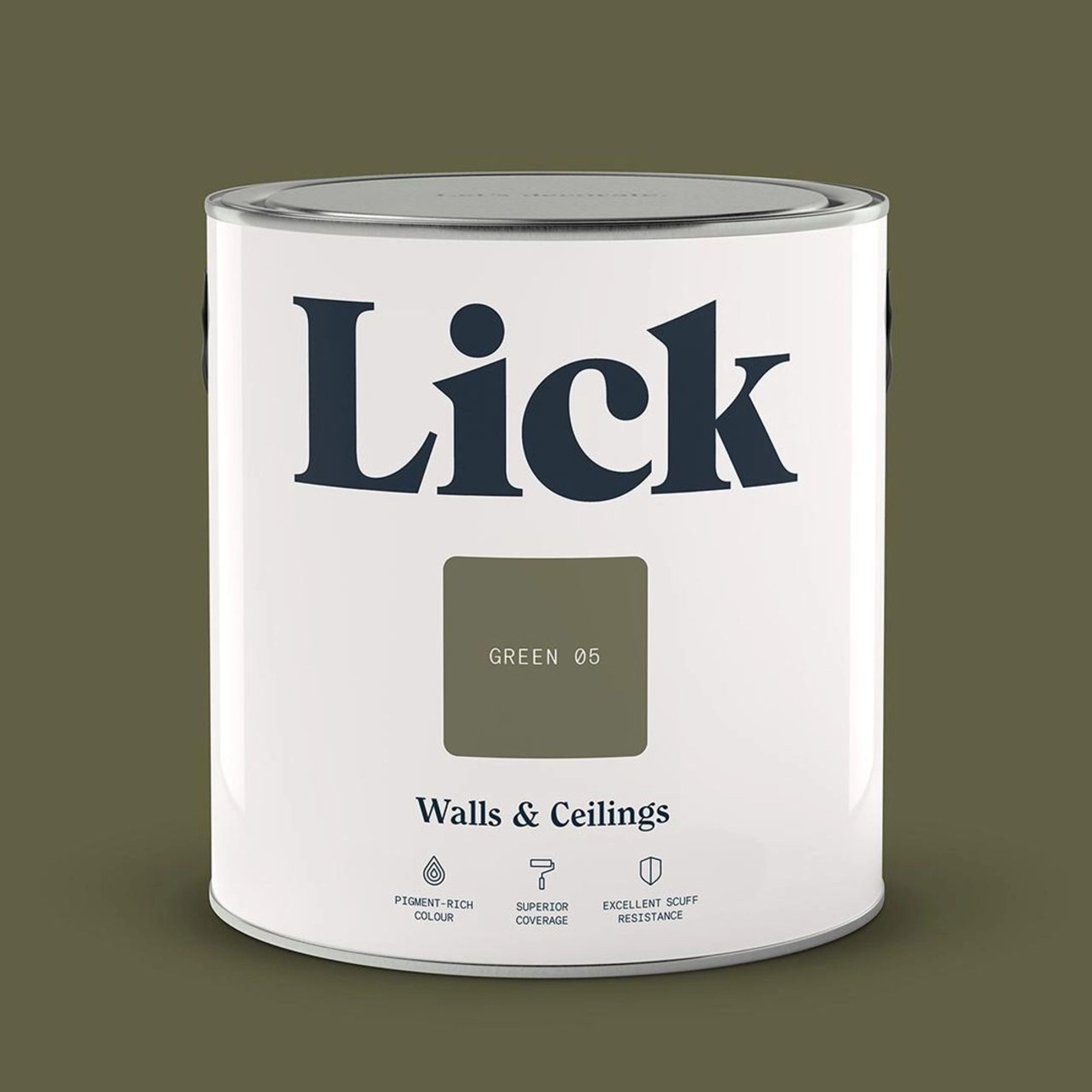 Lick Green 05 Rome House Matt Paint 2.5L