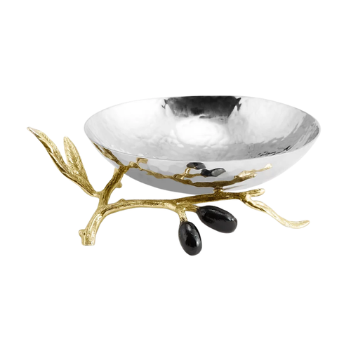 Olive Branch Catch All Decor Bowl