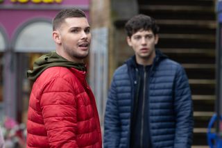 Ollie Morgan and Ste Hay in Hollyoaks