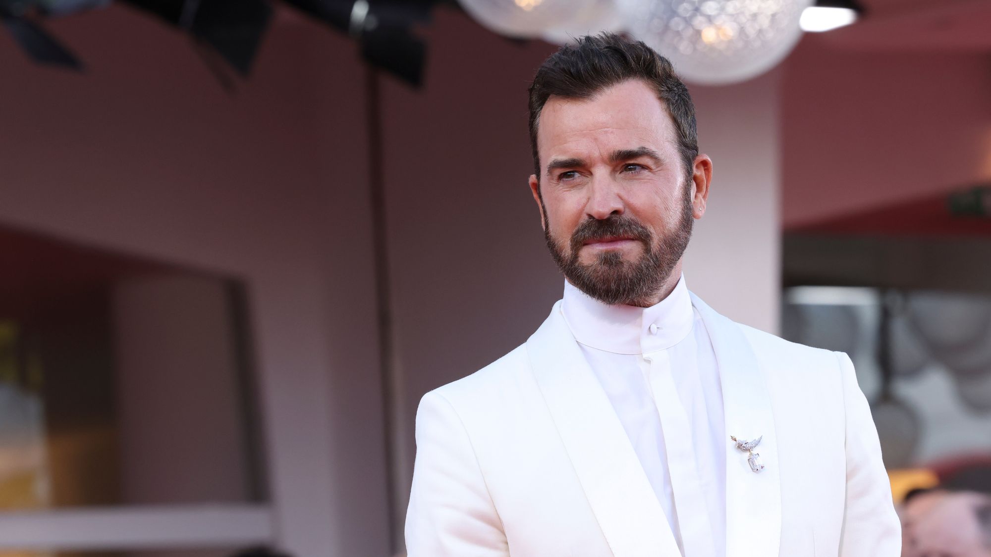 Justin Theroux attends the Venice International Film Festival