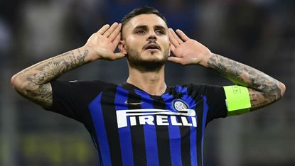 In the 2018-19 season Argentine striker Mauro Icardi scored 17 goals in 37 matches for Inter Milan