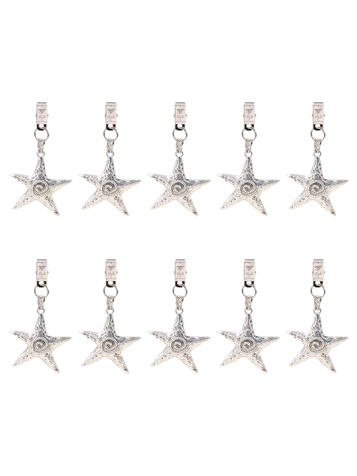 Starfish Tablecloth Weights, Set of 10