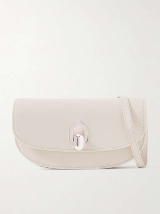 The Tondo Crescent Leather Shoulder Bag