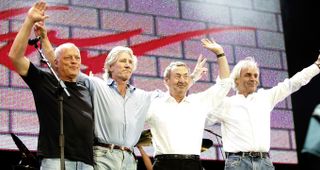 The reunited Pink Floyd at Live 8 in 2005