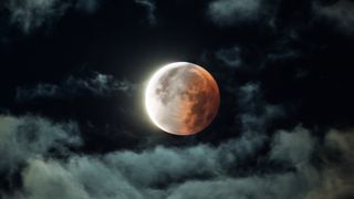 lunar eclipse May 2023: Super bloody moon - half eclipse