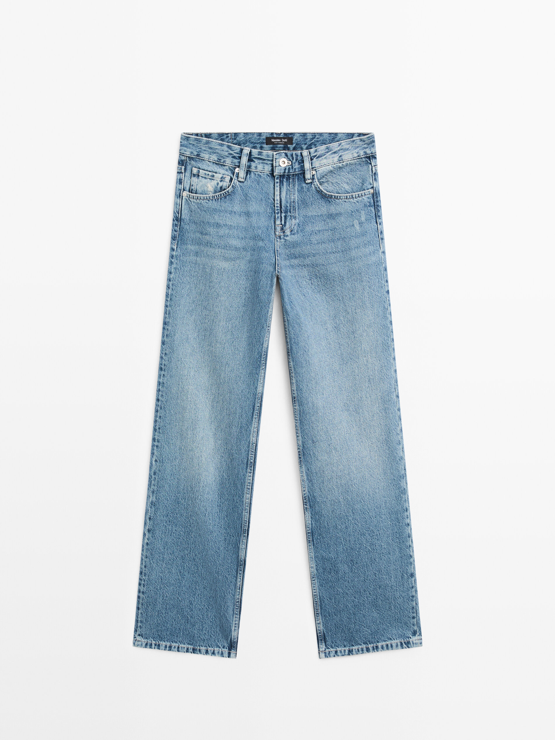 Low-Rise Straight-Leg Jeans