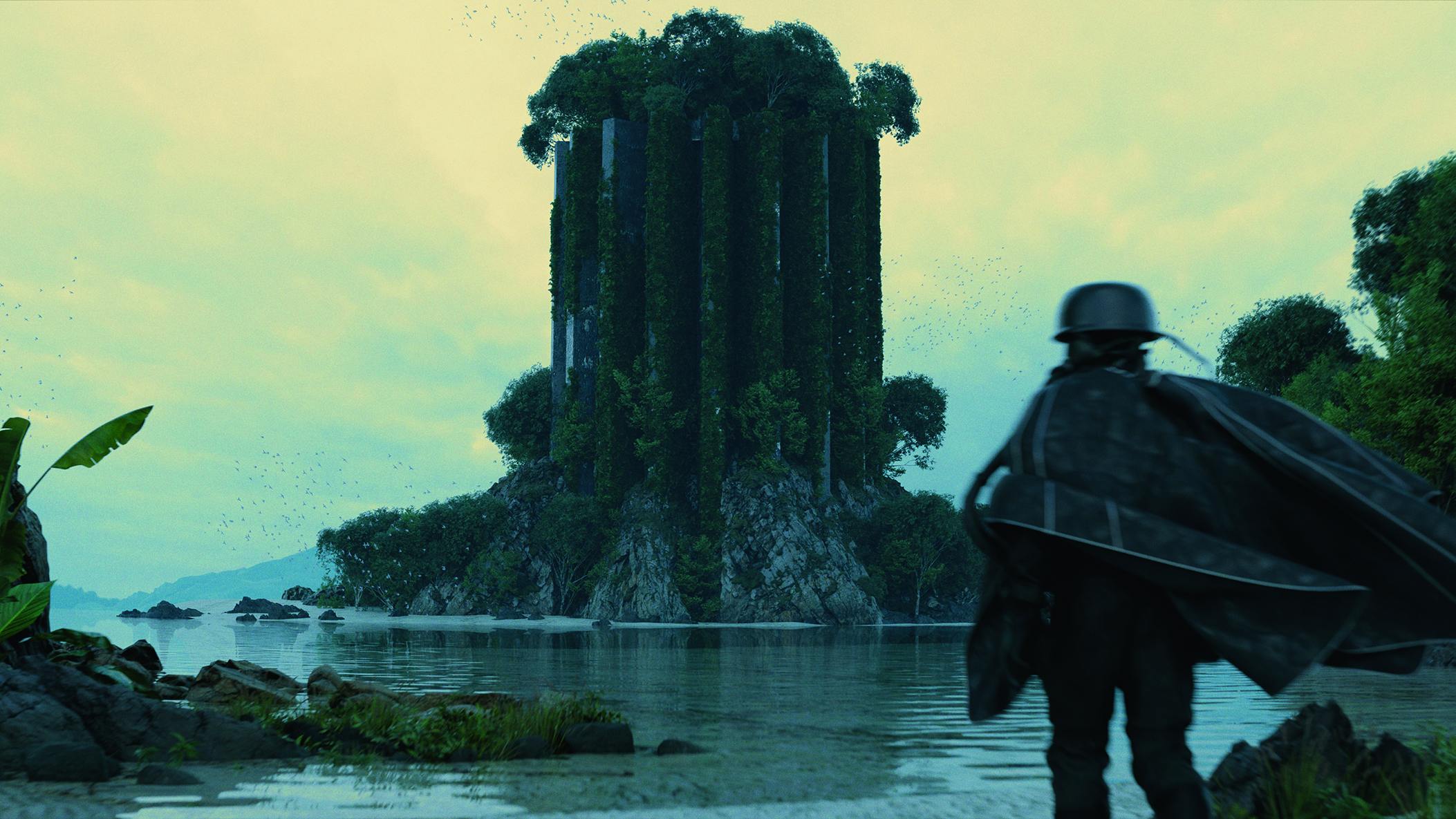 Video game concept art made in Blender