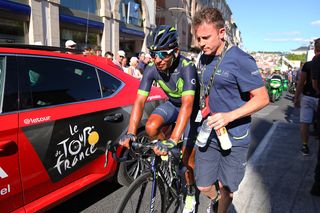 Nairo Quintana after the 15th stage of the Tour de France