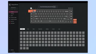 A screenshot of Keychron Launcher open on a MacBook