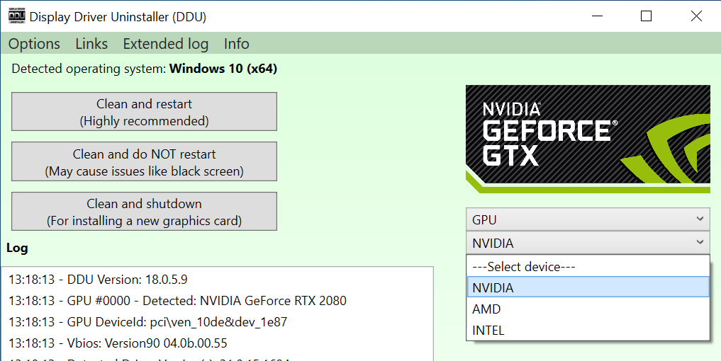 Wählen Sie den GPU-Typ