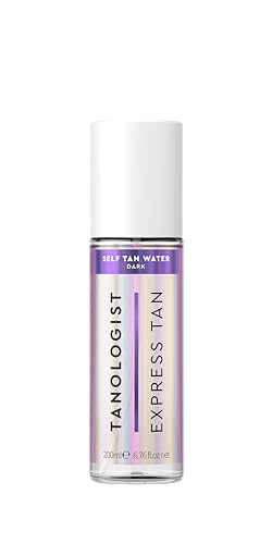 Tanologist Express Dark Self Tan Water, 6.76 Fl.oz/ 200 Ml Bottle