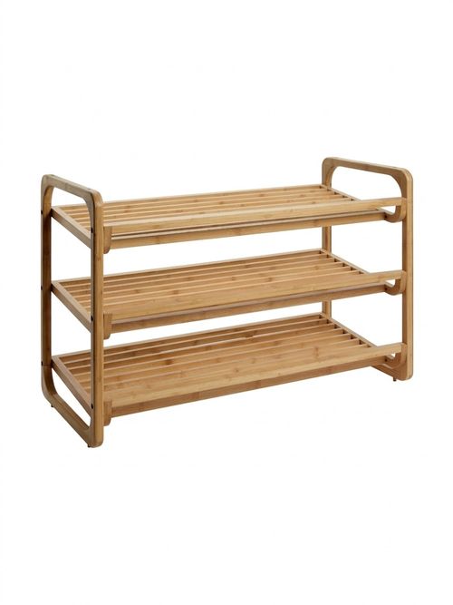 Belem 3 Shelf Shoe Storage Rack - Natural