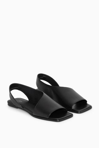 Leather Slingback Sandals