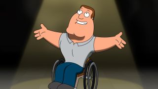 Joe in the spotlight in Family Guy