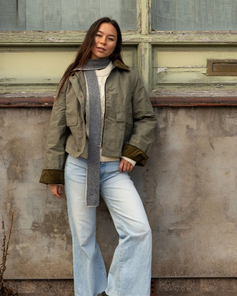 Avening Knitted Skinny Scarf