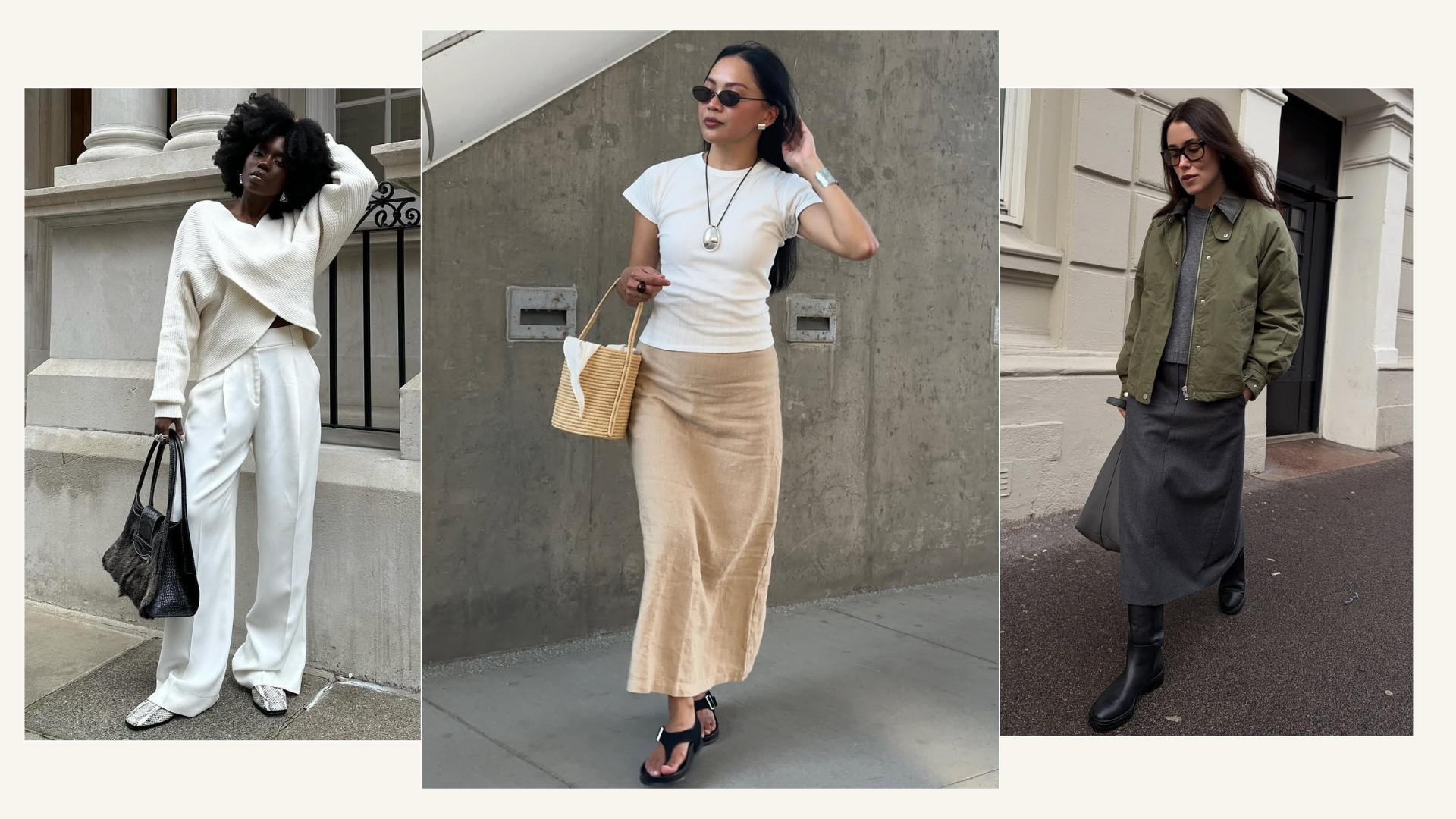 Three easy, stylish outfit ideas