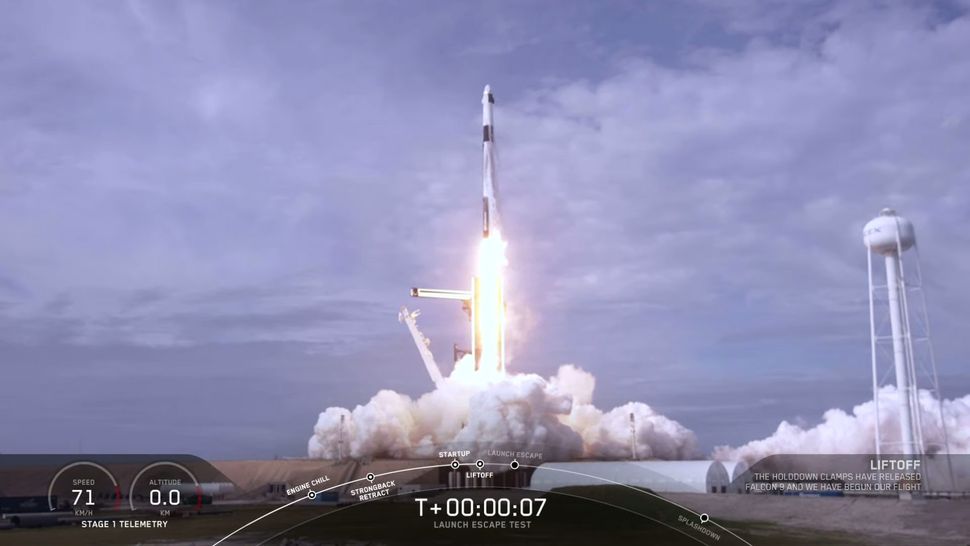 SpaceX aces Crew Dragon launch abort test, destroys rocket on purpose