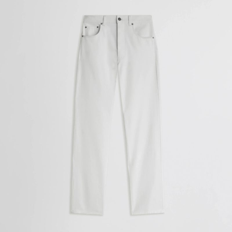 Phoebe Philo , Classic Jeans in Plaster White