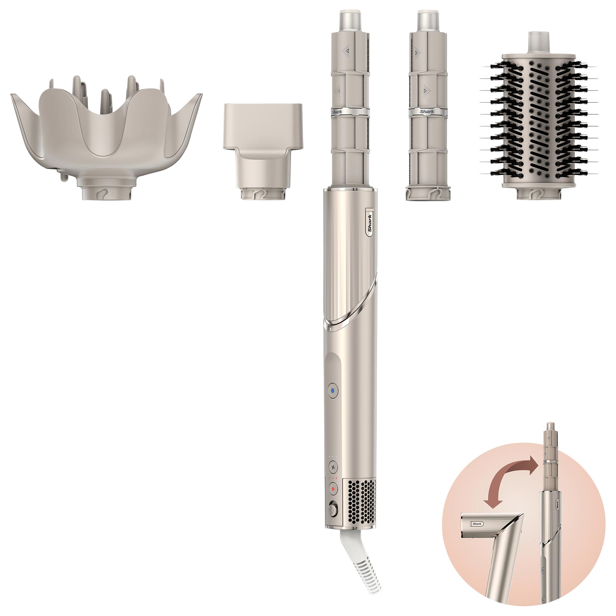 Flexstyle&amp;reg; Hair Blow Dryer &amp;amp; Multi-Styler With Diffuser