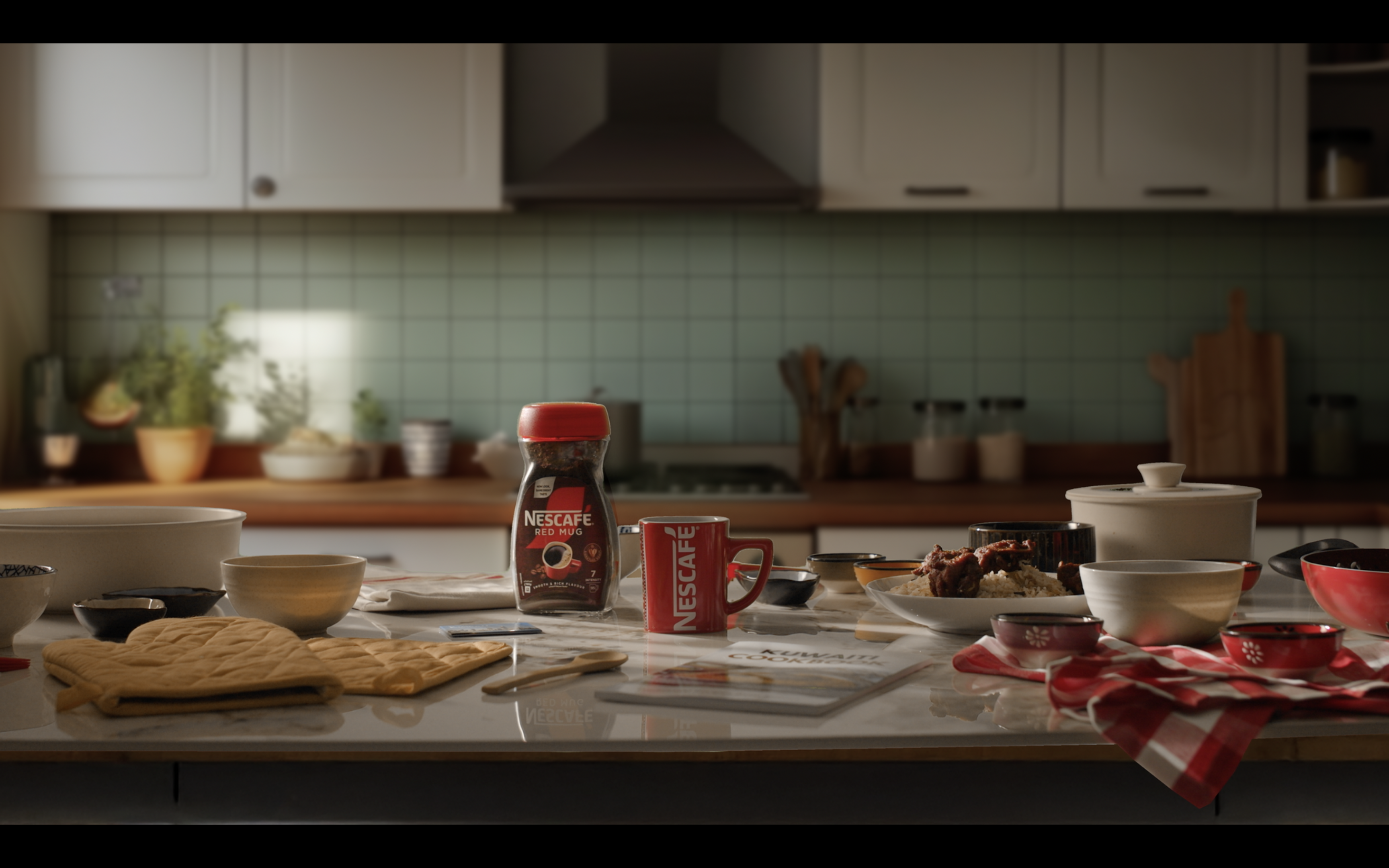 Nescafe stop motion still