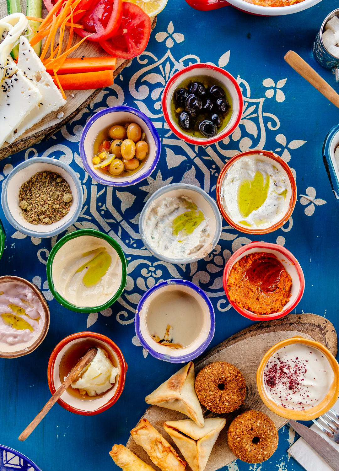 Tapas style spread