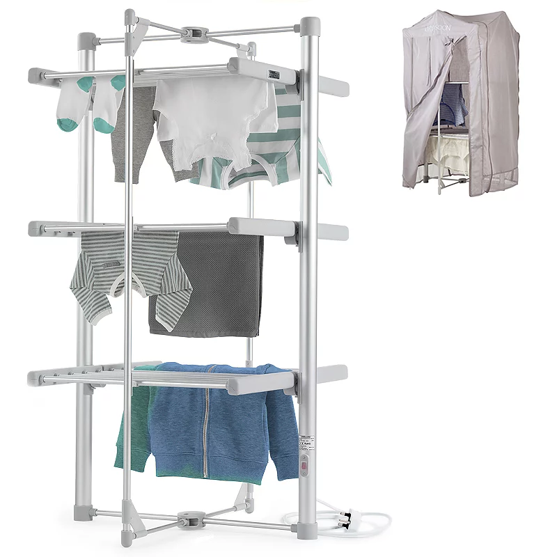 Dry:soon 3-Tier Heated Airer and Cover Bundle