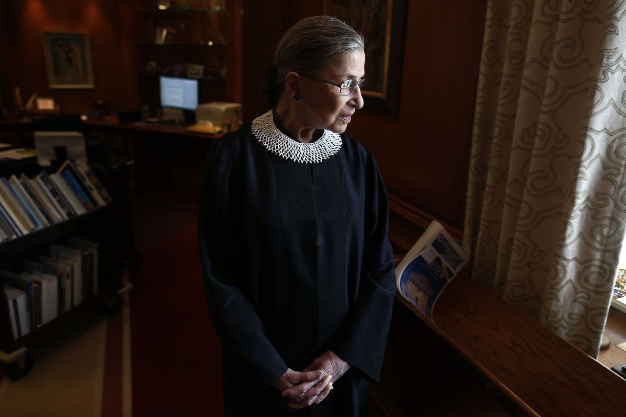 Ruth Bader Ginsburg.