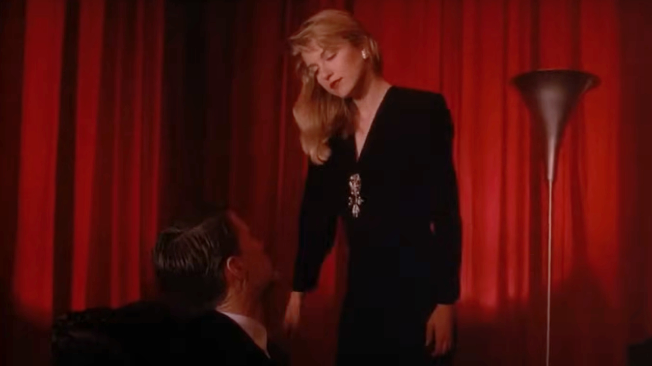 Scene from a crazy dream sequence in Twin Peaks