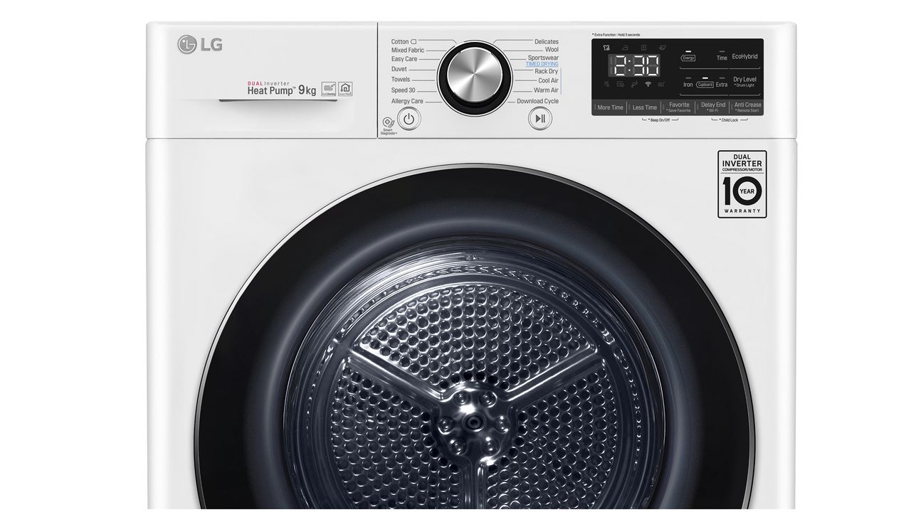LG FDV909W EcoHybrid&trade; Tumble Dryer