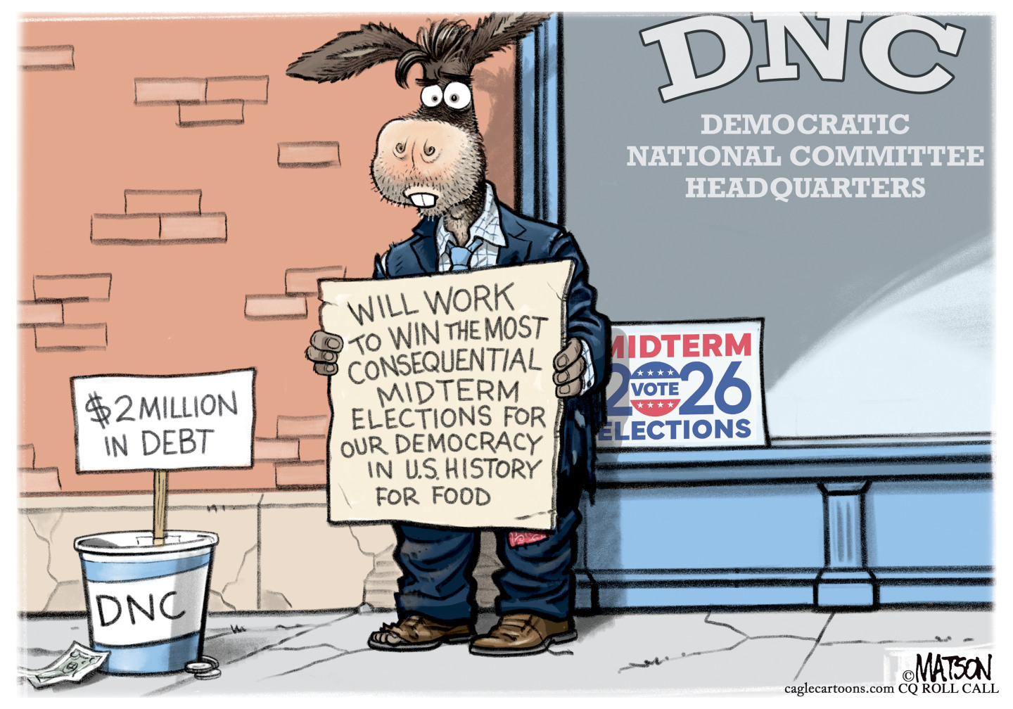 Political cartoon