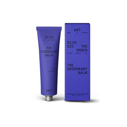 Akt Deodorant Balm 1.7 Fl Oz, Natural Deodorant for Men and Women, Award-Winning, Multi-Use, Cream Deo Without Aluminum, Sc.03 the Onsen, Plastic Free, All Genders