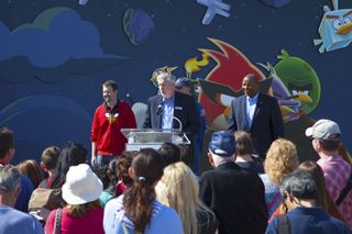 Angry Birds Space Exhibit Grand Opening Celebration