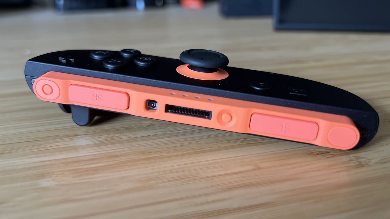 Close up on mouse sensor of Nintendo Switch 2 Joy-Con