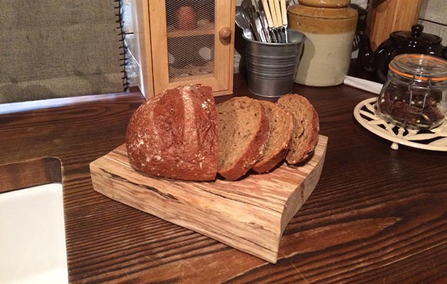 Yummy local bread and brownies on my arrival